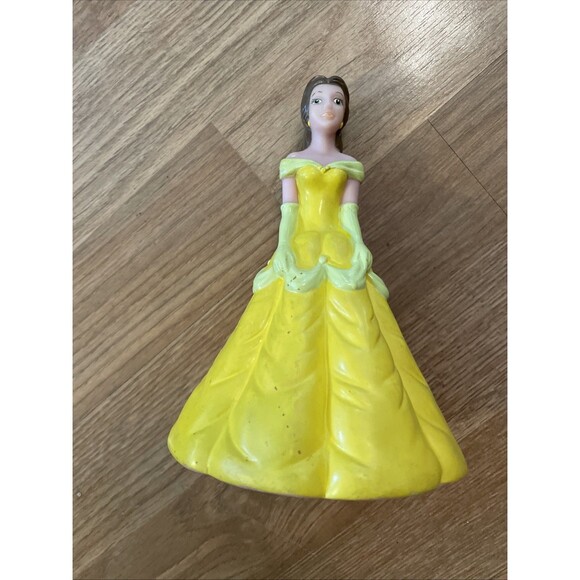 Disney Other - Vintage 1992 Pizza Hut Disney Beauty & The Beast 7"×5" Rubber Belle Doll Toy